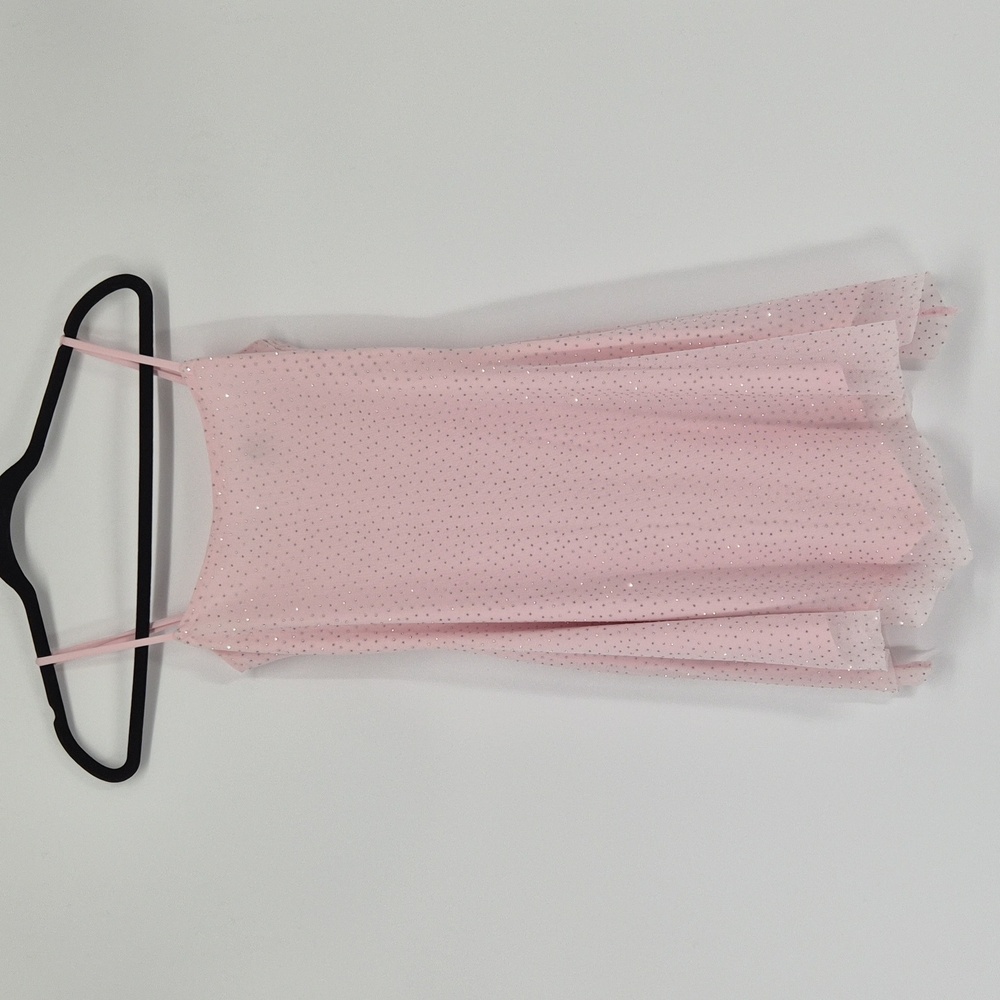 Windsor Baby Pink Sparkling Perfection Rhinestone A-Line Mini Dress - Picture 2 of 12
